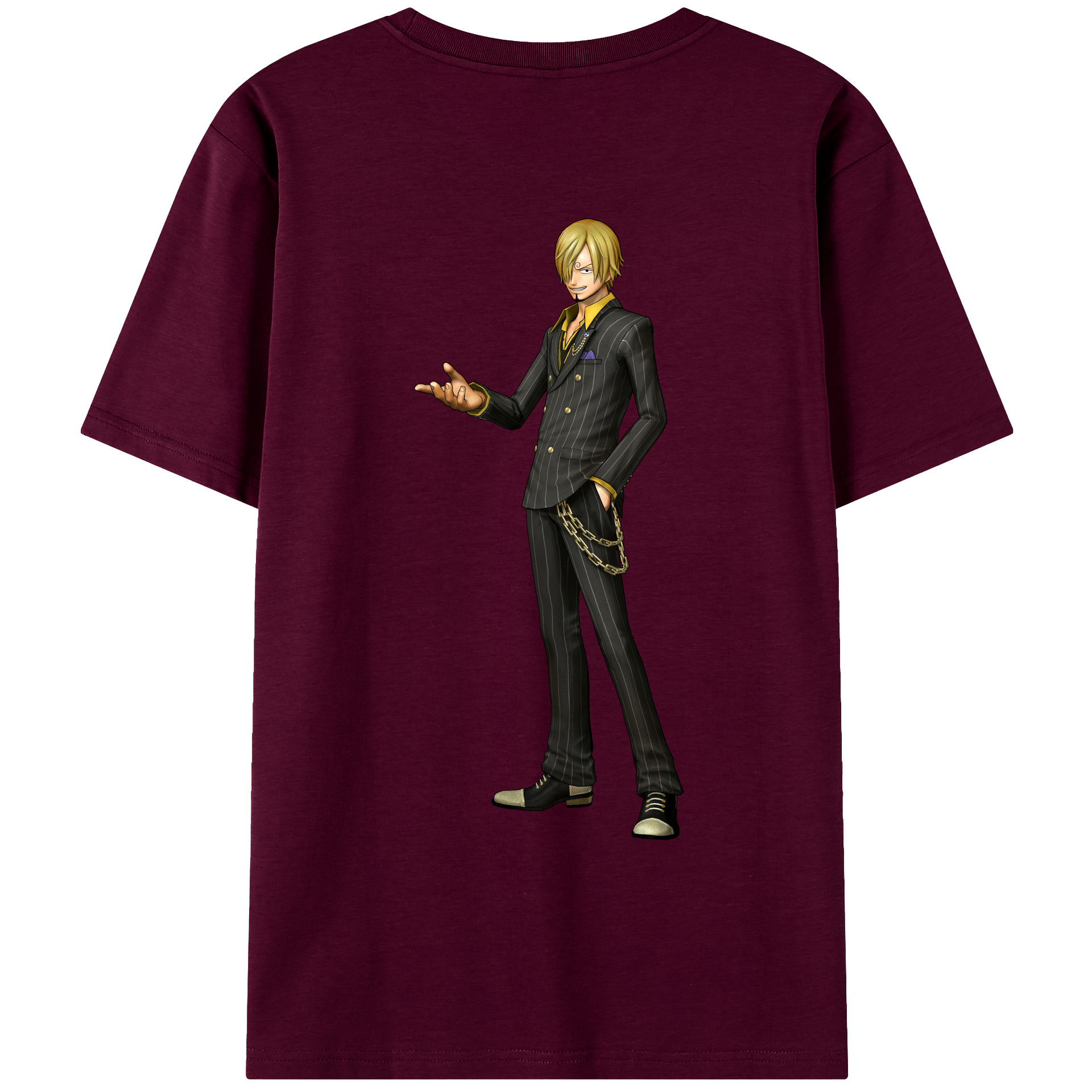 （画像用） ワンピース サンジ ONE PIECE Sanji レディース半袖Tシャツ(バックプリント)
